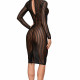 Сукня Noir Handmade F182 Classic dress made of elastic tulle - L Сукня Noir Handmade F182 Classic dress made of elastic tulle - L