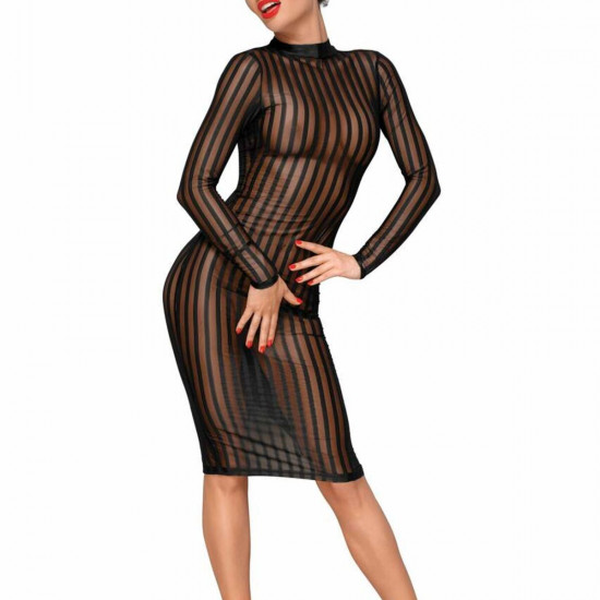 Сукня Noir Handmade F182 Classic dress made of elastic tulle - XXL Сукня Noir Handmade F182 Classic dress made of elastic tulle - XXL