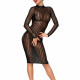 Сукня Noir Handmade F182 Classic dress made of elastic tulle - XXL Сукня Noir Handmade F182 Classic dress made of elastic tulle - XXL