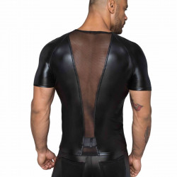 Футболка Noir Handmade H056 Men's T-shirt made of powerwetlook - 3XL