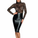 Сукня Noir Handmade F228 Midi dress with soft lace top - 3XL Сукня Noir Handmade F228 Midi dress with soft lace top - 3XL