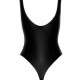 Боді Noir Handmade F244 Powerwetlook body with high cut bottom hem - XL Боді Noir Handmade F244 Powerwetlook body with high cut bottom hem - XL