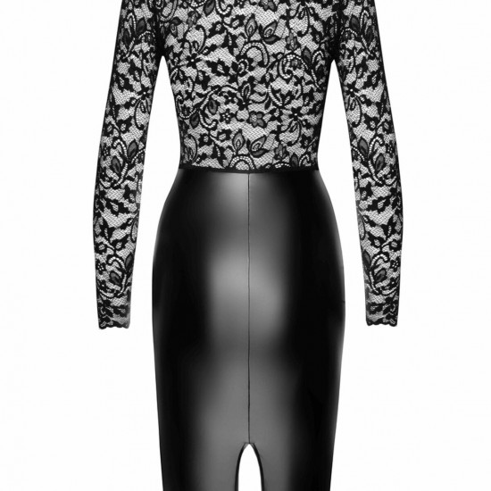 Сукня Noir Handmade F295 Euphoria lace and wetlook midi dress - S Сукня Noir Handmade F295 Euphoria lace and wetlook midi dress - S