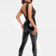 Комбінезон Noir Handmade F298 Libido Deep-V catsuit with collar and pearl chain - 3XL Комбінезон Noir Handmade F298 Libido Deep-V catsuit with collar and pearl chain - 3XL