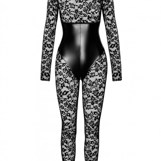 Комбінезон Noir Handmade F299 Enigma lace catsuit with underbust bodice - L Комбінезон Noir Handmade F299 Enigma lace catsuit with underbust bodice - L