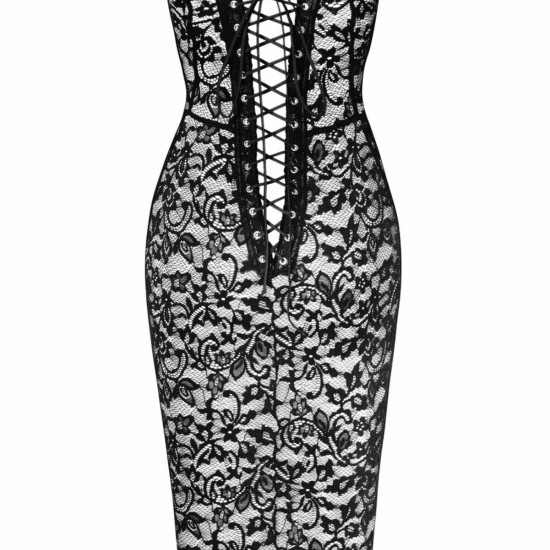 Сукня Noir Handmade F301 Catalyst lace up midi dress - 3XL Сукня Noir Handmade F301 Catalyst lace up midi dress - 3XL