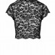 Топ Noir Handmade F303 Essence lace top with high collar - XL Топ Noir Handmade F303 Essence lace top with high collar - XL