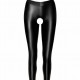 Легінси Noir Handmade F304 Taboo wetlook leggings with open crotch and bum - XXL Легінси Noir Handmade F304 Taboo wetlook leggings with open crotch and bum - XXL