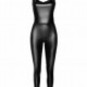 Комбінезон Noir Handmade F306 Mirage catsuit with jewelry rhinestone chain adorning the back - L Комбінезон Noir Handmade F306 Mirage catsuit with jewelry rhinestone chain adorning the back - L
