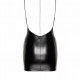 Сукня Noir Handmade F307 Mirage wetlook mini dress with jewelry rhinestone chain - L Сукня Noir Handmade F307 Mirage wetlook mini dress with jewelry rhinestone chain - L