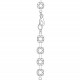 Сукня Noir Handmade F307 Mirage wetlook mini dress with jewelry rhinestone chain - XL Сукня Noir Handmade F307 Mirage wetlook mini dress with jewelry rhinestone chain - XL