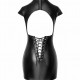 Сукня Noir Handmade F309 Fantasy wetlook mini dress with lace up back - L Сукня Noir Handmade F309 Fantasy wetlook mini dress with lace up back - L