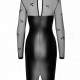 Сукня Noir Handmade F310 Sublime wetlook and flocked mesh midi dress - XL Сукня Noir Handmade F310 Sublime wetlook and flocked mesh midi dress - XL