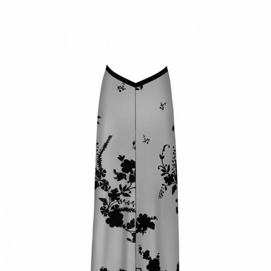 Сукня Noir Handmade F312 Divinity long flocked mesh dress with open back - L Сукня Noir Handmade F312 Divinity long flocked mesh dress with open back - L