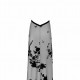 Сукня Noir Handmade F312 Divinity long flocked mesh dress with open back - L Сукня Noir Handmade F312 Divinity long flocked mesh dress with open back - L