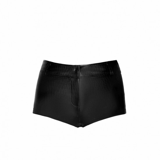 Шортики Noir Handmade F318 Wild crocodile printed wetlook shorts - XL Шортики Noir Handmade F318 Wild crocodile printed wetlook shorts - XL