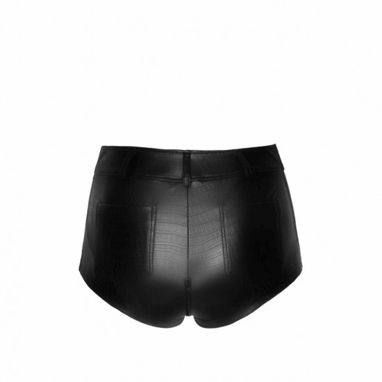 Шортики Noir Handmade F318 Wild crocodile printed wetlook shorts - XXL Шортики Noir Handmade F318 Wild crocodile printed wetlook shorts - XXL