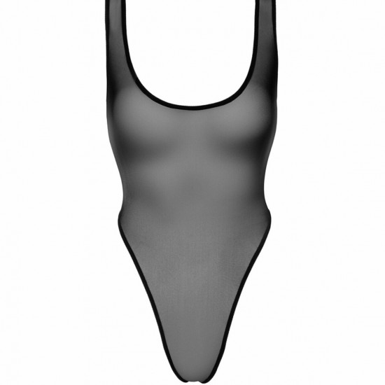 Боді Noir Handmade F322 Paparazzi elastic mesh body - XL Боді Noir Handmade F322 Paparazzi elastic mesh body - XL