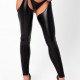 Легінси з відкритими стегнами Noir Handmade F323 Rebel wetlook chaps - XL Легінси з відкритими стегнами Noir Handmade F323 Rebel wetlook chaps - XL