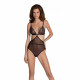 Боді Passion AMBERLY BODY black, S/M, відкрита спина, низ стрінги Боді Passion AMBERLY BODY black, S/M, відкрита спина, низ стрінги