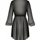 Пеньюар Passion AMBERLY PEIGNOIR black, L/XL, пояс у комплекті Пеньюар Passion AMBERLY PEIGNOIR black, L/XL, пояс у комплекті