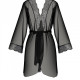 Пеньюар Passion AMBERLY PEIGNOIR black, S/M, пояс у комплекті Пеньюар Passion AMBERLY PEIGNOIR black, S/M, пояс у комплекті