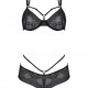 Комплект Passion DROSERA BIKINI black, L/XL, бюстгальтер і трусики-кюлоти Комплект Passion DROSERA BIKINI black, L/XL, бюстгальтер і трусики-кюлоти