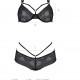 Комплект Passion DROSERA BIKINI black, L/XL, бюстгальтер і трусики-кюлоти Комплект Passion DROSERA BIKINI black, L/XL, бюстгальтер і трусики-кюлоти