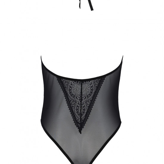 Боді Passion DROSERA BODY black, L/XL, високі вирізи, верх на зав’язках Боді Passion DROSERA BODY black, L/XL, високі вирізи, верх на зав’язках