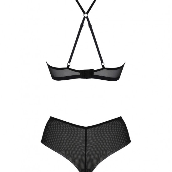 Комплект Passion KERRIA BIKINI black, L/XL, бралет і трусики-бікіні Комплект Passion KERRIA BIKINI black, L/XL, бралет і трусики-бікіні