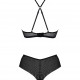 Комплект Passion KERRIA BIKINI black, L/XL, бралет і трусики-бікіні Комплект Passion KERRIA BIKINI black, L/XL, бралет і трусики-бікіні