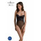 Боді Passion KERRIA BODY black, L/XL, з високими вирізами та верхом балконет