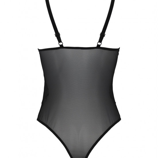 Боді Passion KERRIA BODY black, L/XL, з високими вирізами та верхом балконет Боді Passion KERRIA BODY black, L/XL, з високими вирізами та верхом балконет