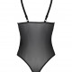Боді Passion KERRIA BODY black, L/XL, з високими вирізами та верхом балконет Боді Passion KERRIA BODY black, L/XL, з високими вирізами та верхом балконет