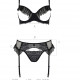 Комплект Passion KERRIA SET WITH OPEN BRA black S/M - ECO Passion Комплект Passion KERRIA SET WITH OPEN BRA black S/M - ECO Passion