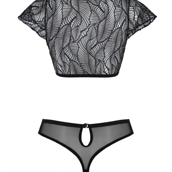 Комплект Passion LEAFA BIKINI black XXL/XXXL - ECO Passion Комплект Passion LEAFA BIKINI black XXL/XXXL - ECO Passion