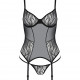Корсет Passion LEAFA CORSET black S/M - ECO Passion Корсет Passion LEAFA CORSET black S/M - ECO Passion