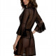Пеньюар Passion LEAFA PEIGNOIR black S/M - ECO Passion Пеньюар Passion LEAFA PEIGNOIR black S/M - ECO Passion