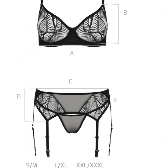 Комплект Passion LEAFA SET black XXL/XXXL - ECO Passion Комплект Passion LEAFA SET black XXL/XXXL - ECO Passion