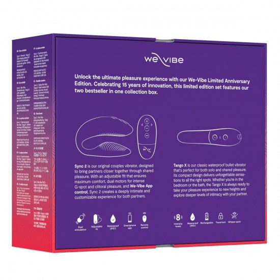 Подарунковий набір We-Vibe 15 Year Anniversary Collection Подарунковий набір We-Vibe 15 Year Anniversary Collection