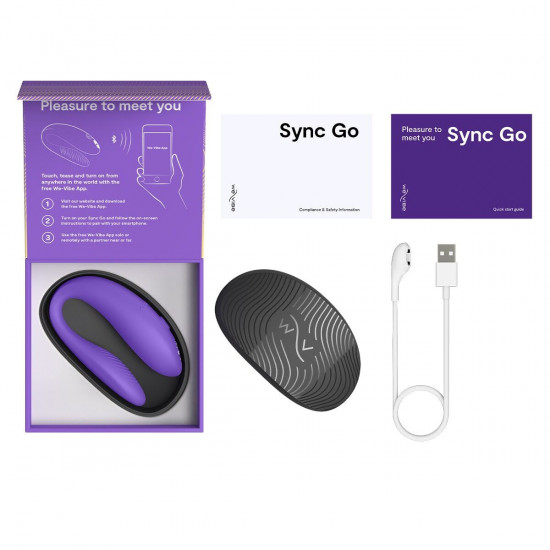 Смарт-вібратор для пар We-Vibe Sync GO Light Purple Смарт-вібратор для пар We-Vibe Sync GO Light Purple