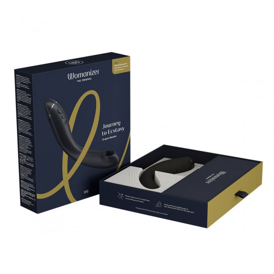 Вібратор для точки G з вакуумною стимуляцією Womanizer OG Dark Grey Вібратор для точки G з вакуумною стимуляцією Womanizer OG Dark Grey