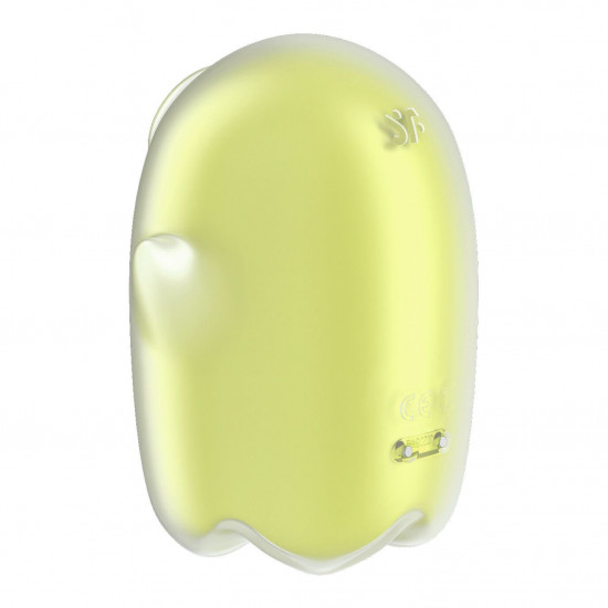 Вакуумний кліторальний стимулятор з вібрацією Satisfyer Glowing Ghost Yellow, світиться в темряві Вакуумний кліторальний стимулятор з вібрацією Satisfyer Glowing Ghost Yellow, світиться в темряві