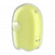 Вакуумний кліторальний стимулятор з вібрацією Satisfyer Glowing Ghost Yellow, світиться в темряві Вакуумний кліторальний стимулятор з вібрацією Satisfyer Glowing Ghost Yellow, світиться в темряві