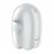 Вакуумний кліторальний стимулятор з вібрацією Satisfyer Glowing Ghost White, світиться в темряві Вакуумний кліторальний стимулятор з вібрацією Satisfyer Glowing Ghost White, світиться в темряві