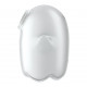 Вакуумний кліторальний стимулятор з вібрацією Satisfyer Glowing Ghost White, світиться в темряві Вакуумний кліторальний стимулятор з вібрацією Satisfyer Glowing Ghost White, світиться в темряві