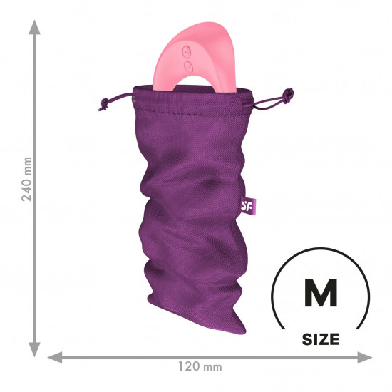 Мішечок для зберігання іграшок Satisfyer Treasure Bag M Violet Мішечок для зберігання іграшок Satisfyer Treasure Bag M Violet