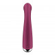 Вібратор з ротацією Satisfyer Spinning G-Spot 1 Red, плоский майданчик для стимуляції точки G Вібратор з ротацією Satisfyer Spinning G-Spot 1 Red, плоский майданчик для стимуляції точки G