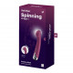 Вібратор з ротацією Satisfyer Spinning G-Spot 1 Red, плоский майданчик для стимуляції точки G Вібратор з ротацією Satisfyer Spinning G-Spot 1 Red, плоский майданчик для стимуляції точки G