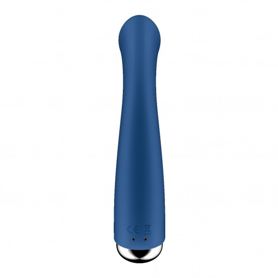 Вібратор з ротацією Satisfyer Spinning G-Spot 1 Blue, плоский майданчик для стимуляції точки G Вібратор з ротацією Satisfyer Spinning G-Spot 1 Blue, плоский майданчик для стимуляції точки G